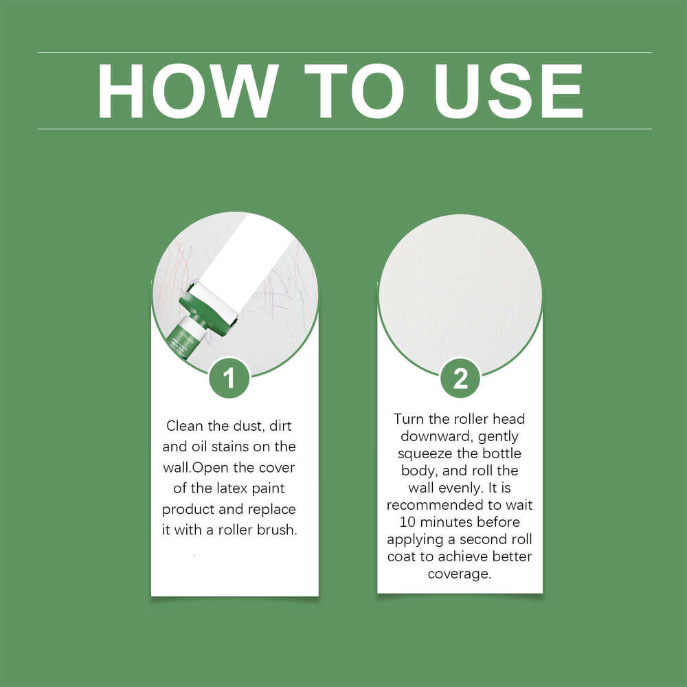 Jaysuing Cover Wall Stains Quick-Drying Renovation Convenient Roller Latex Paint S260202