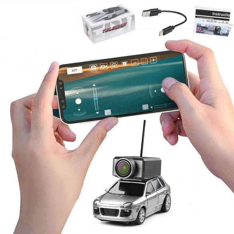 WLtoys 6401 Mini Cars 1:64 with 720P FPV Camera, Wifi APP Control, 2025 New RC Racing Car Toy, Kids Gifts for Boys Girls Y260131
