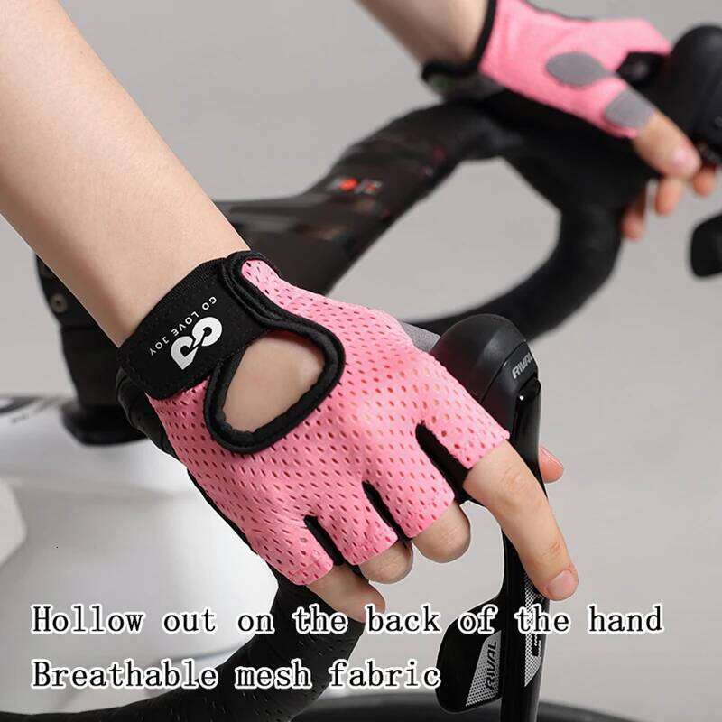Half-Finger Sports Fitness Training Outdoor Cycling Wear-Resistant Non-Slip Silicone Palm Comfortable Breathable Gloves XJ260202