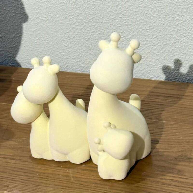 French Creative Deer Figurines Modern Entryway Living Room TV Cabinet Animal Model Gift Home Decoration FYFM Y260202