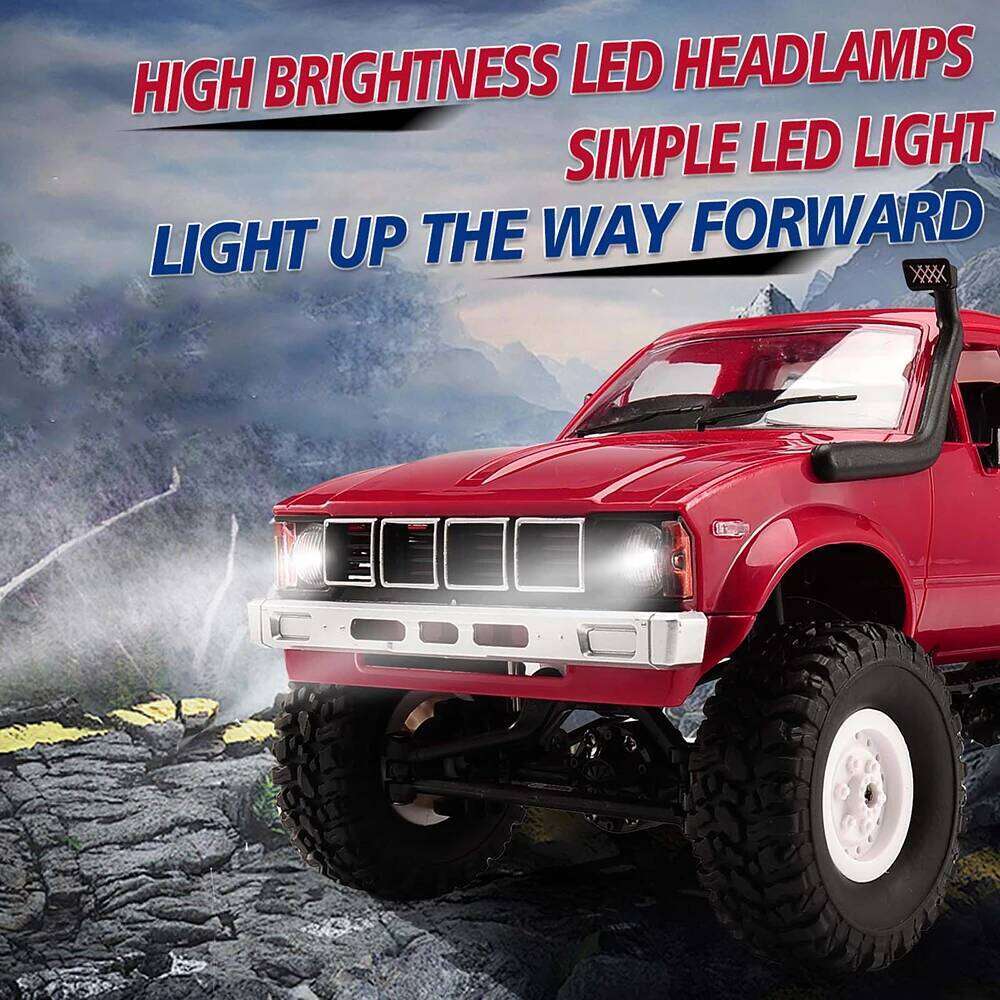 WPL C24 Remote Control RC 2.4G 4WD 4x4 Off-Road Rock Crawler Buggy Semi Truck RTR Racing Vehicles Car Gifts Toys Y260131