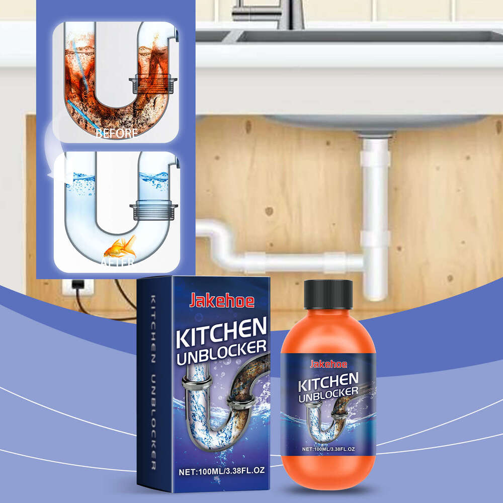 jakehoe Cleaner Toilet Sink Pipe Kitchen Drain Cleaning Detergent S260202