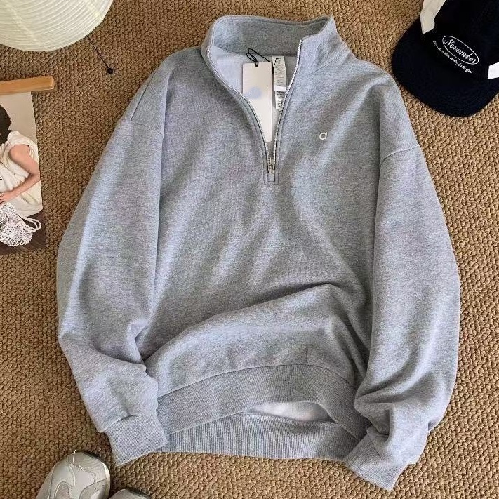 Women Men Yoga Sets Designer Quarter 1/4 Zipper Sweatshirt Sweatpants Pullover Hoodie Jacket Pullover Yoga Full Zip Crew Neck Wide Leg Pants Sports Cl