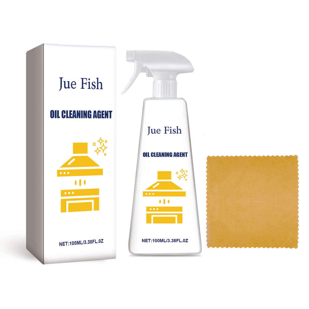 Jue-Fish Grease Kitchen Heavy Range Hood Oil Stain Household Cleaner S260202