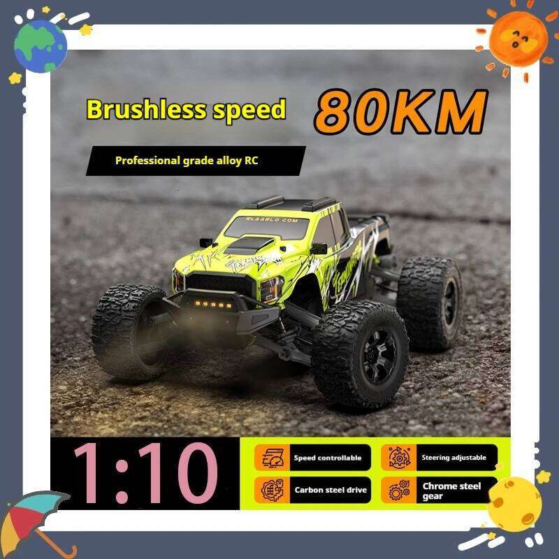 Universal Terminator 1:10 RC Car Remote Control Electric Brushless 4WD Off-Road Vehicle V2 Version Toy for Ages 14+ Y260131
