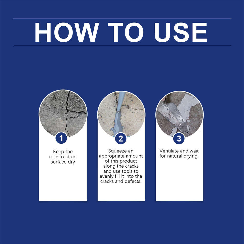 Anti-Crack Sealant Daily Sealing Waterproof Invisible Glue Construction Site Household Leak Repair Multi-Function S260202