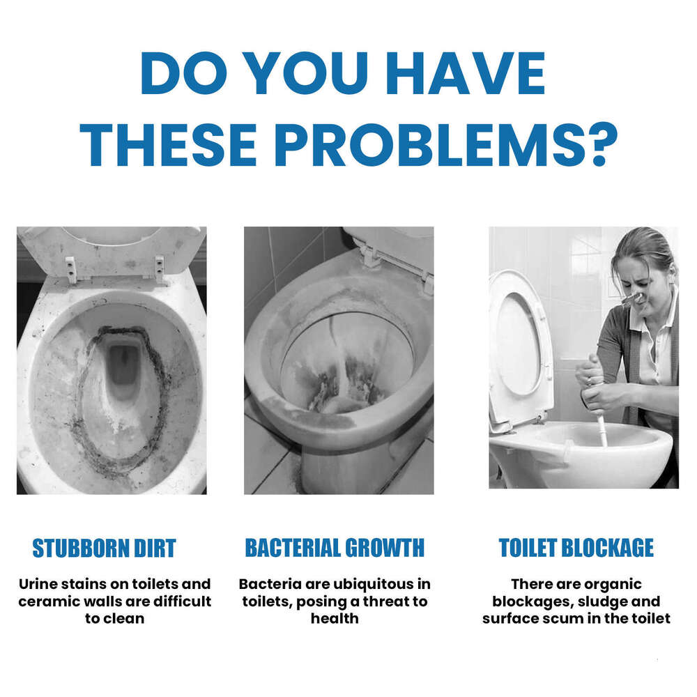 Jakehoe Splash Household Toilet Bathroom Stain Removal Deodorizing Foam Cleaner Descaler S260202