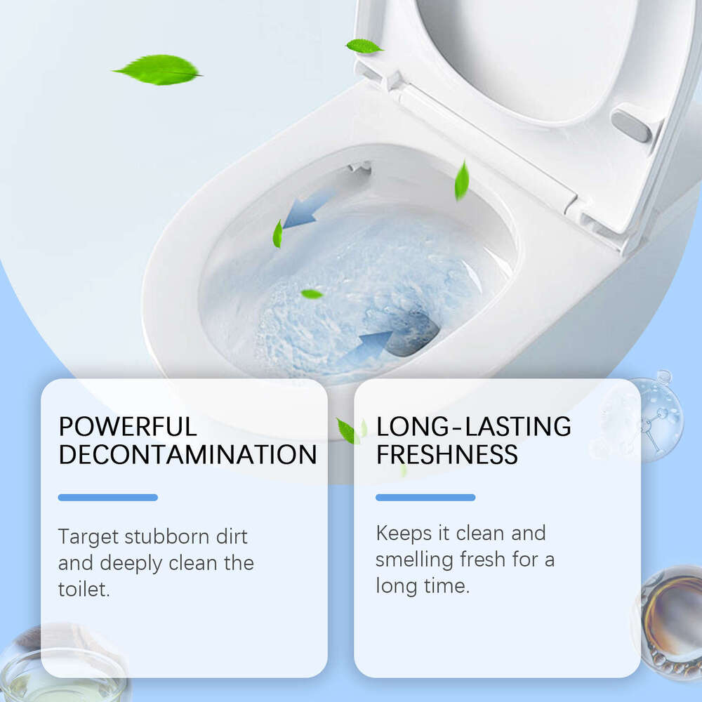 Toilet Bowl Cleaner Household Cleaning Eliminate Odor Multi-effect Remove Dirt Portable Easy to Use S260202