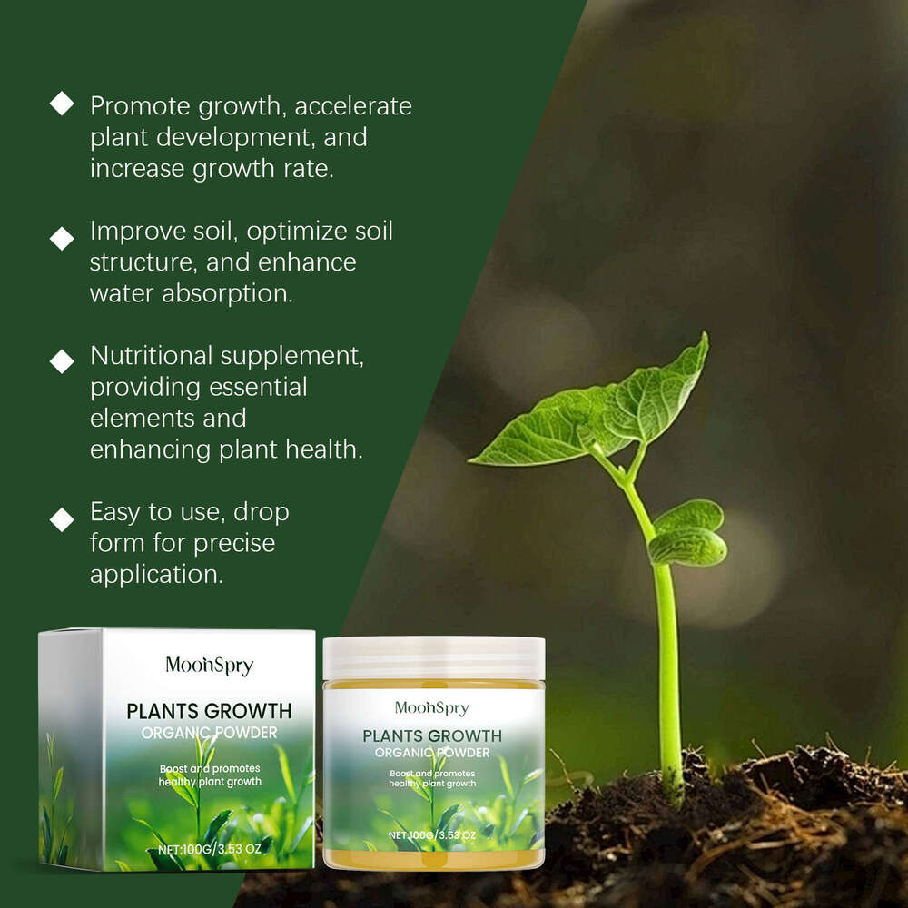 MoonSpry Powder Growth Nutrient Supplement Soil Conditioning Plant Fertilizer S260202