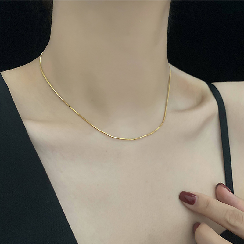 Designer Bracelet Europe And America Cross-border High-end Kgold Internet Celebrity Simple Luxury Bracelet Style Collarbone Necklace Luxury Jewelry
