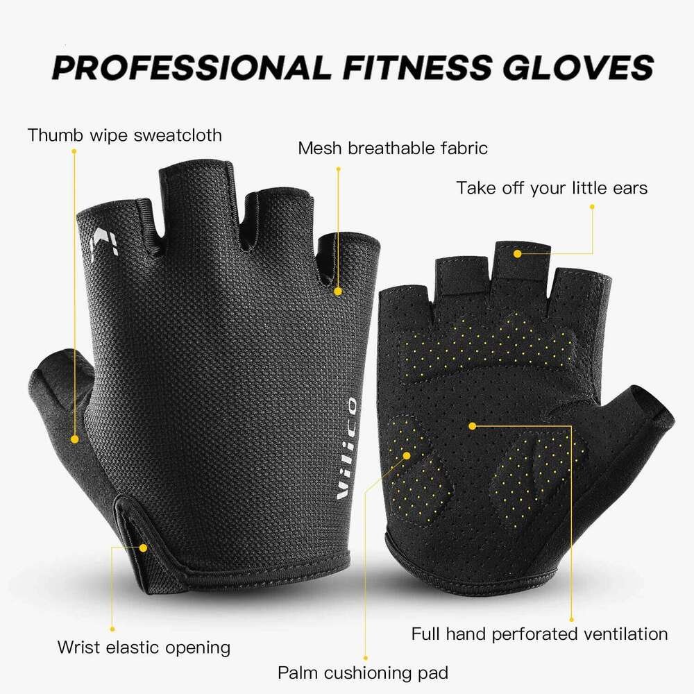 Cycling Gloves,Outdoor Sports And Fitness Half Finger Gloves,Iron Rolling,Wear-Resistant,Anti Slip,Breathable Fishing Gloves XJ260202
