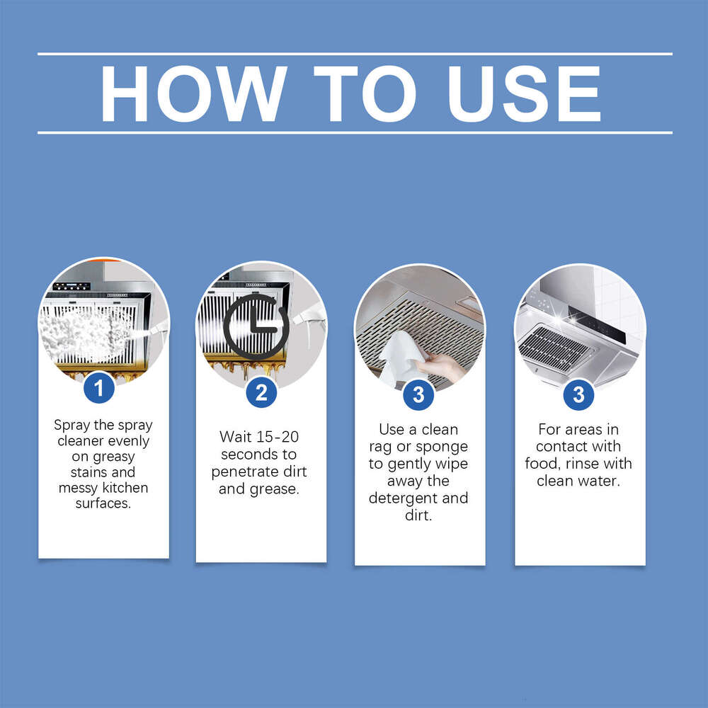 Jaysuing Foam Kitchen Stove Cookware Cleaning Grease Polishing Cleaner S260202