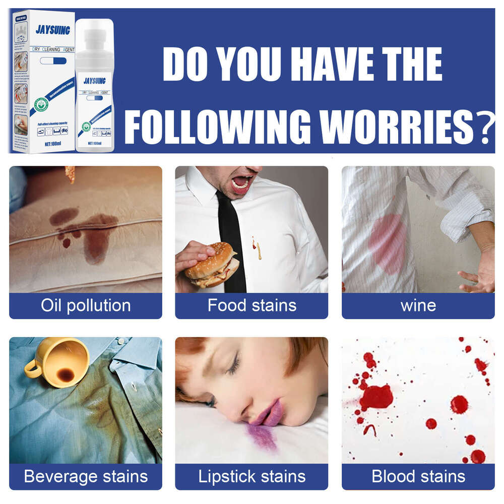 Jaysuing Sponge Head White Shoes Down Jacket Cleaner Remover Dry Cleaning Clothes Oil Stain Mattress No-Wash Agent S260202