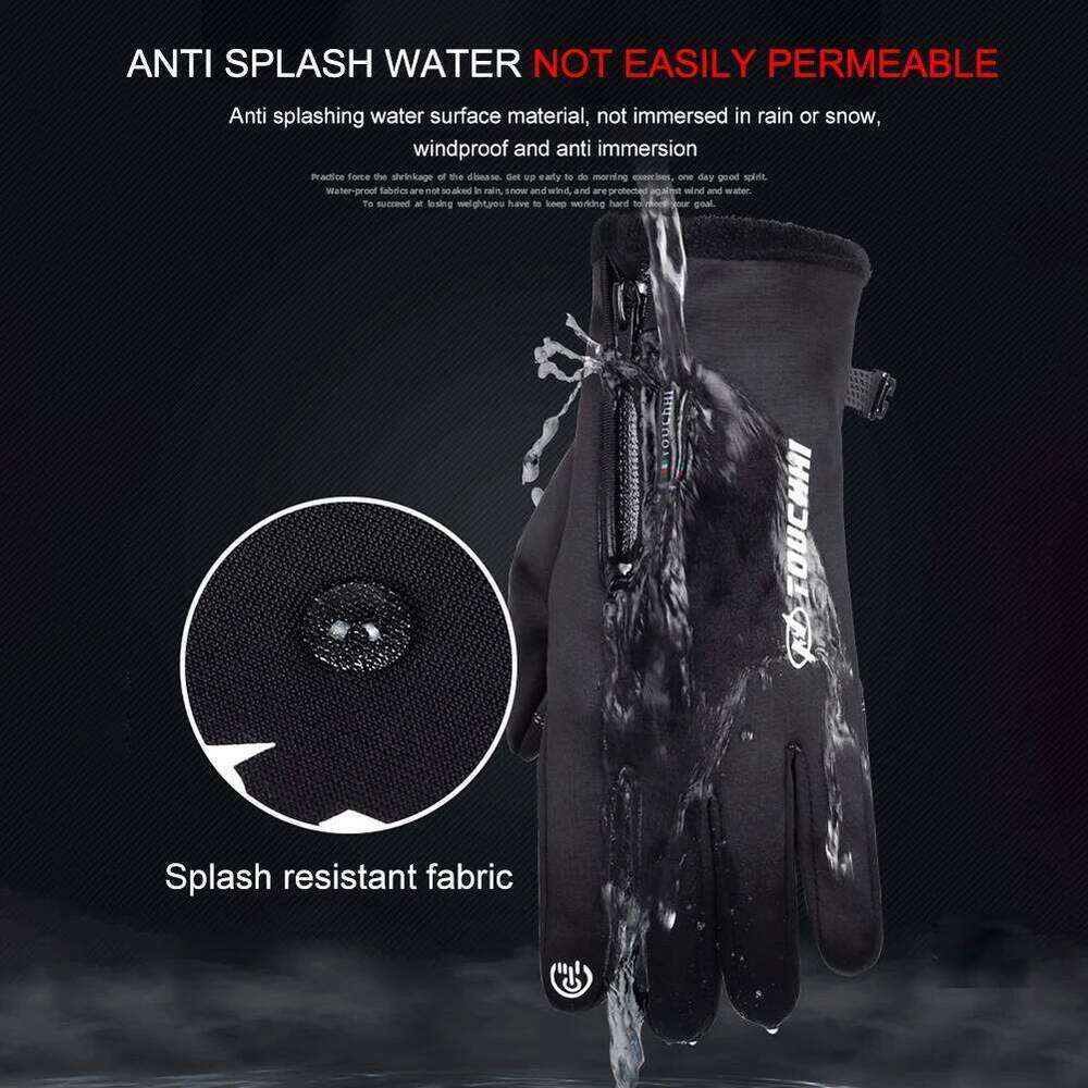 USB Touch Screen Heated Motorcycle Winter Ski Gloves for Cycling Running Driving Hiking Walking NO Battery XJ260202