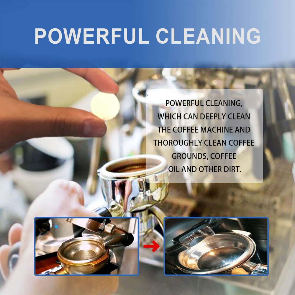 Jakehoe Machine Filter Screen Brewing Group Head Pipeline Coffee Cleaning Stain Removal Tablets S260202