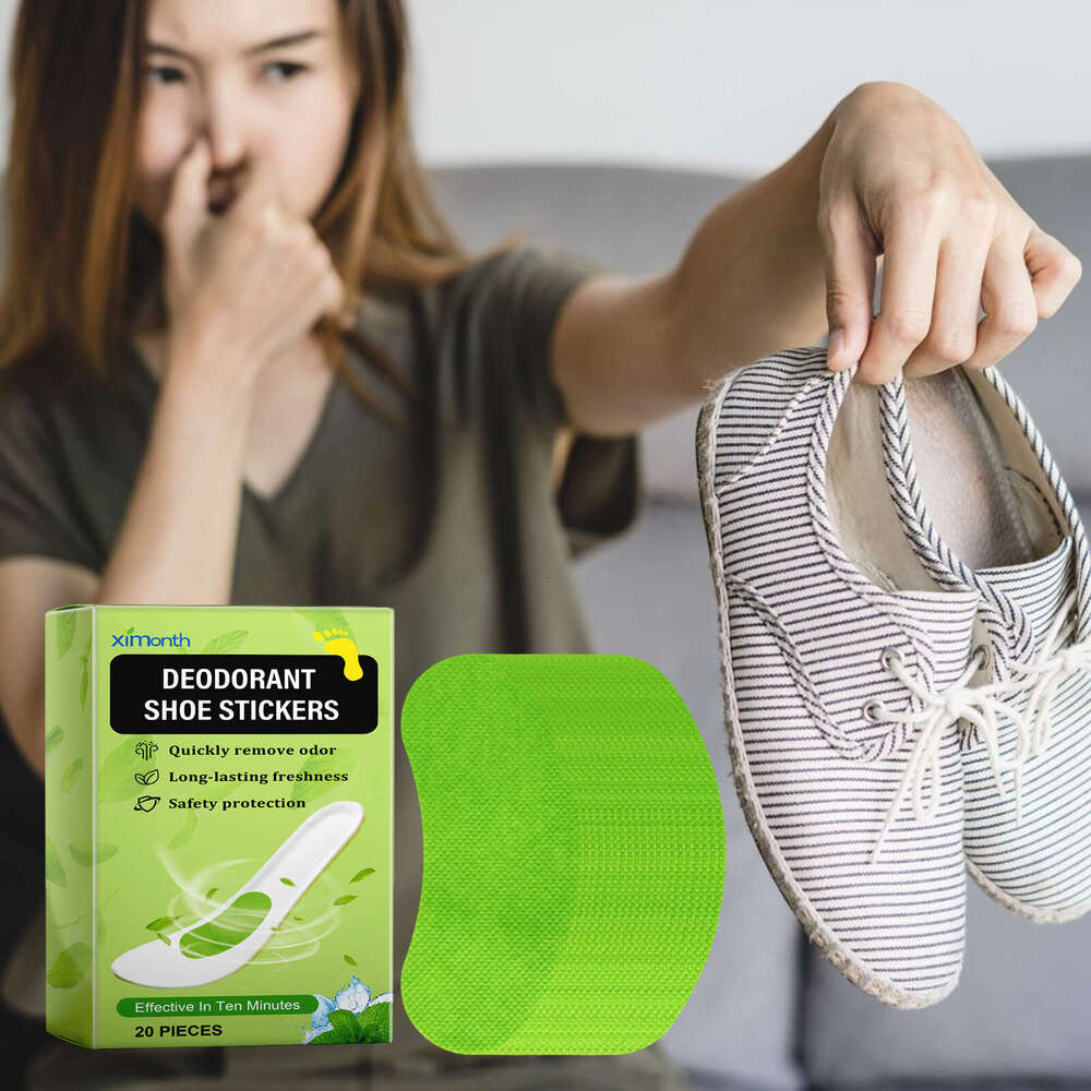 Ximonth Deodorant Shoe Pads Deodorizing Sports Breathable Odor Absorbing Comfortable Refreshing Invisible Anti-Odor Insoles S260202