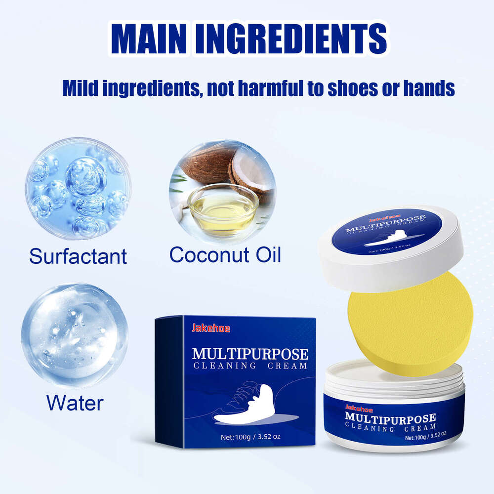 Jakehoe White Shoe Edge Yellowing No-Wash Stain Removal Whitening Cleaning Kit S260202