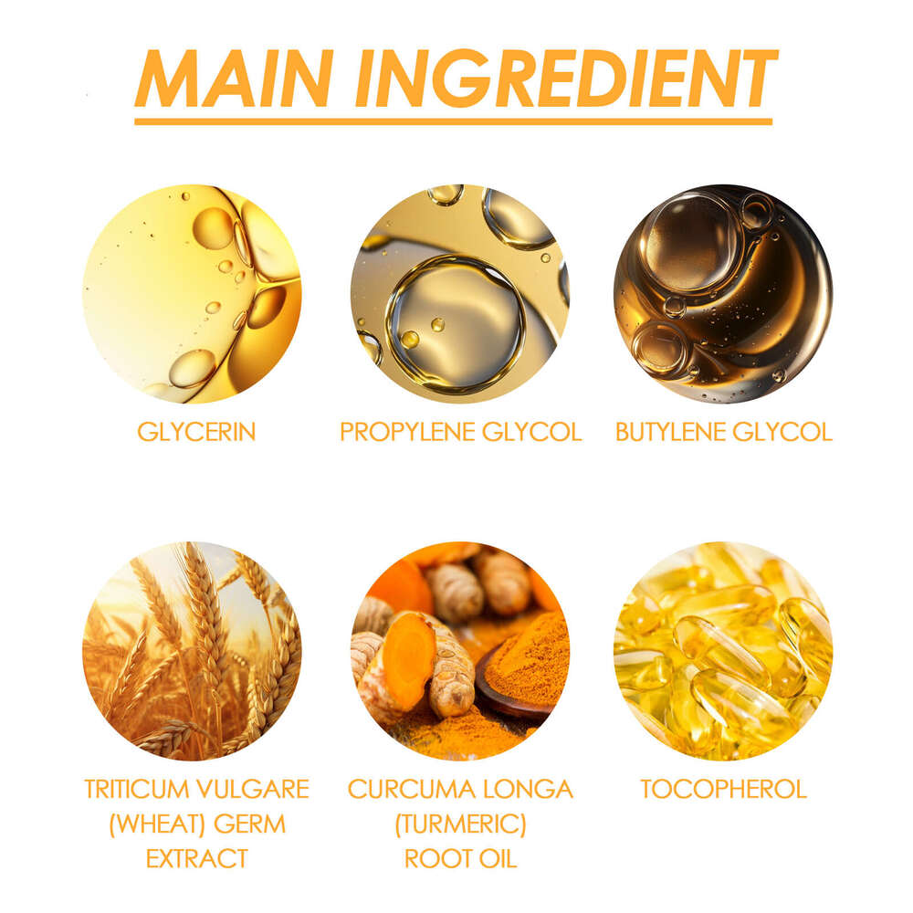 OUHOE Turmeric Daily Softening Moisturizing Refreshing Non-Sticky Skin Care Oil S260131