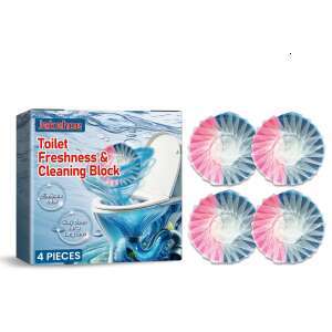 Jakehoe Cleaner Block Toilet Bathroom Cleaning Fresh Fragrance Deodorizing Automatic Release Easy to Use S260202