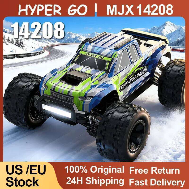 MJX Hyper Go 14208 1/14 4WD 75KM/H OR 65KM/H Brushless RC Racing Car Remote Control Cars Off-Road Truck Toys Y260131