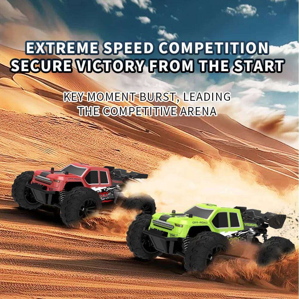 Rc High Speed with Light 2.4G Remote Control Racing Car Vehicle Truck 20KM/H Off-Road Climbing RC Toys for Kids Gift Y260131