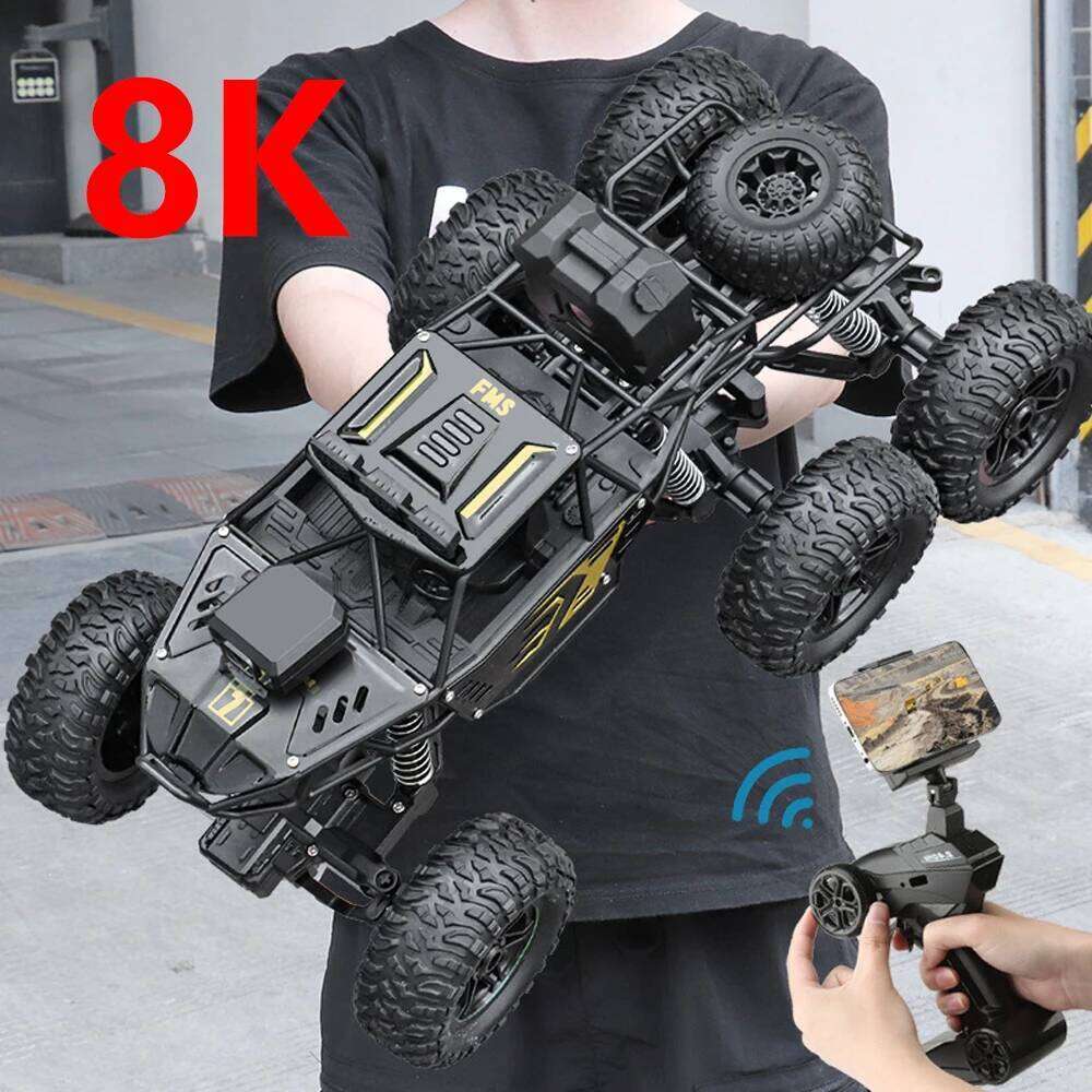 Big 4/6WDRC CAR with Led lights 2.4G Cross-country Climbing Spray Racing Remote Control Electric Car Fall Resistant Boy Toys Y260131