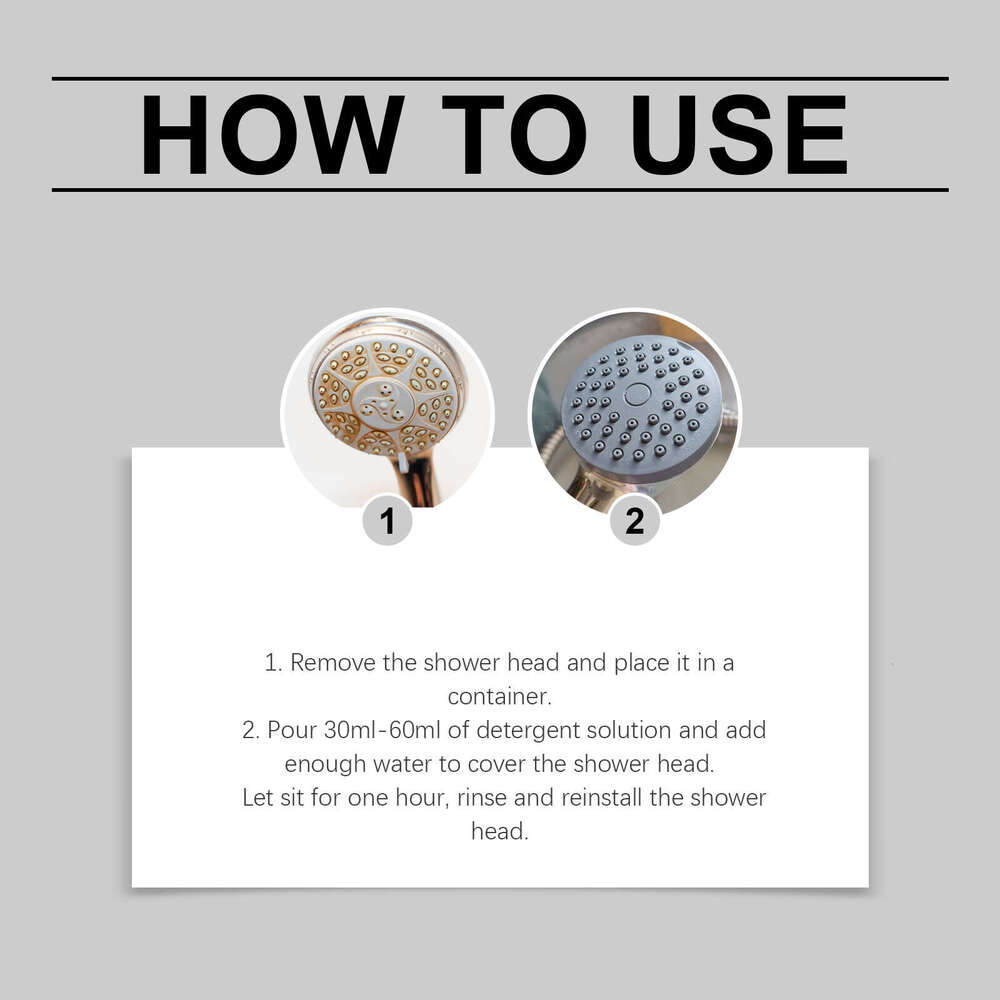 Jakehoe Cleaner Bathroom Stain Removal Descaling Shower Head Cleaning Agent S260202