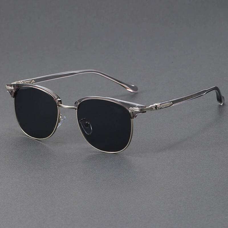 Fashionable Sunglasses European and American Metal Small Round Korean Version Glasses Retro Square Sunglas H260202