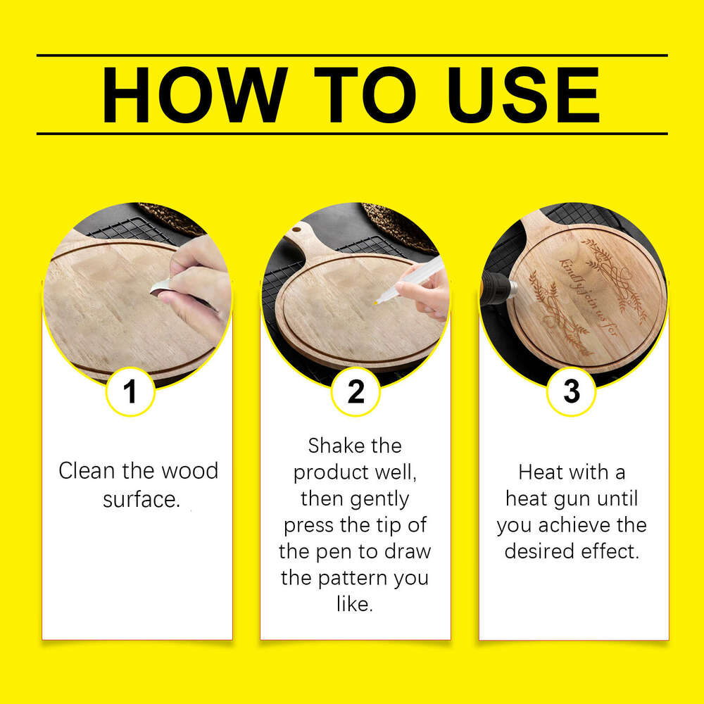 Mark Effect Focus Marker Art Handicraft Wood Pyrography Pen S260202