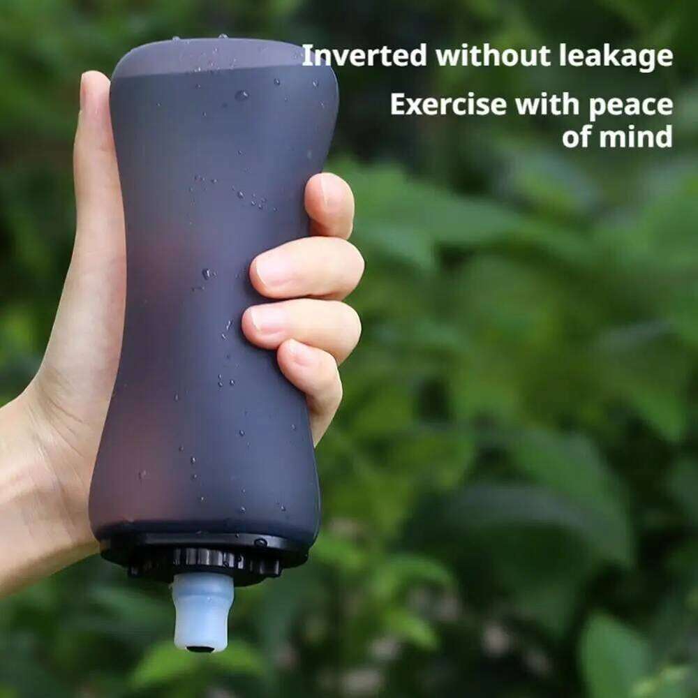 Outdoor Sports Water Bottle Foldable Silicone Collapsible Leak Proof Lightweight For Cycling Running Hiking Gym Gift Accessories Z260202
