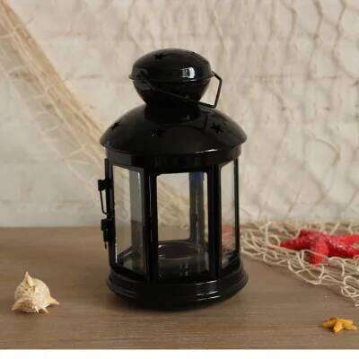 European Style Wrought Iron Wind Horse Lanterns Candlestick Classical Wedding Photography Props Home Decoration Gifts Y260131