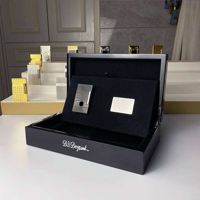 New commemorative edition single and double flame luxury Ping Sound natural paint cigarette smoking butane lighter 18100 W260202