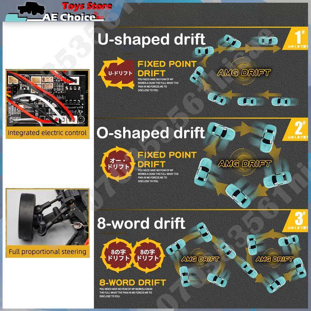 LDRC LD1804 RC Drift 1/18 Mazda Mx5 2.4G 2WD ESP Gyroscope LED Lights Full Scale Controlled Model Children Car Toys Gifts Y260131