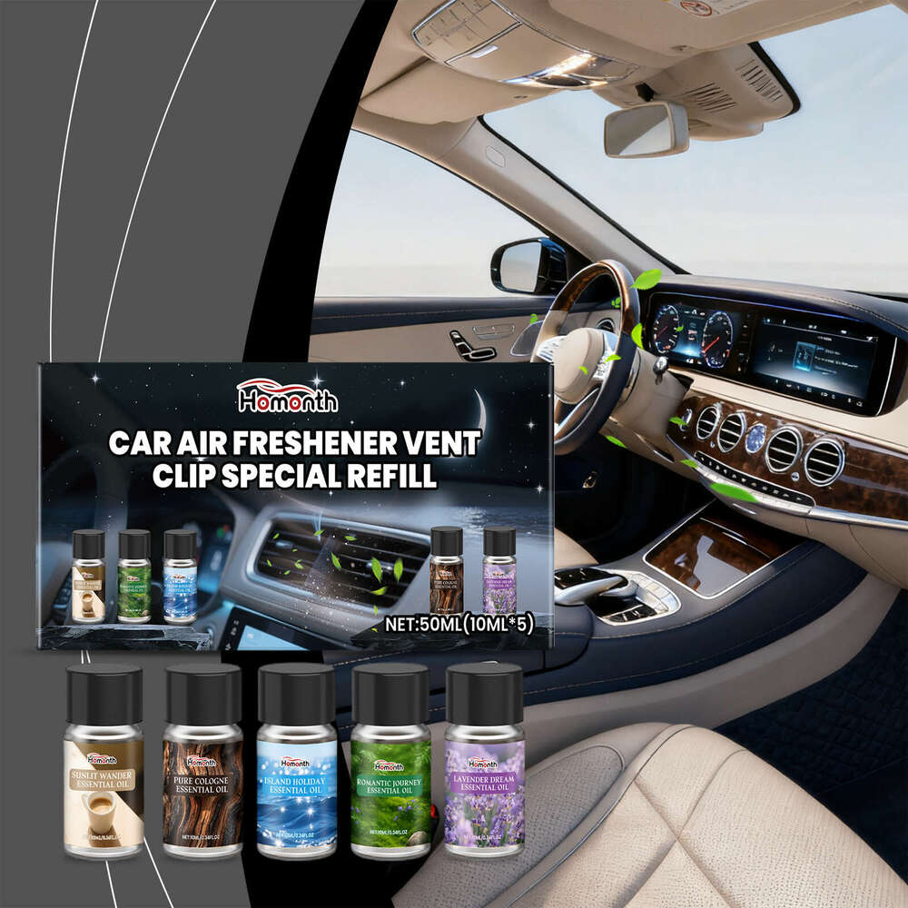 HOMONTH Set Elegant Fragrance Daily Natural Long-lasting Freshness Car Interior Air Freshener S260202
