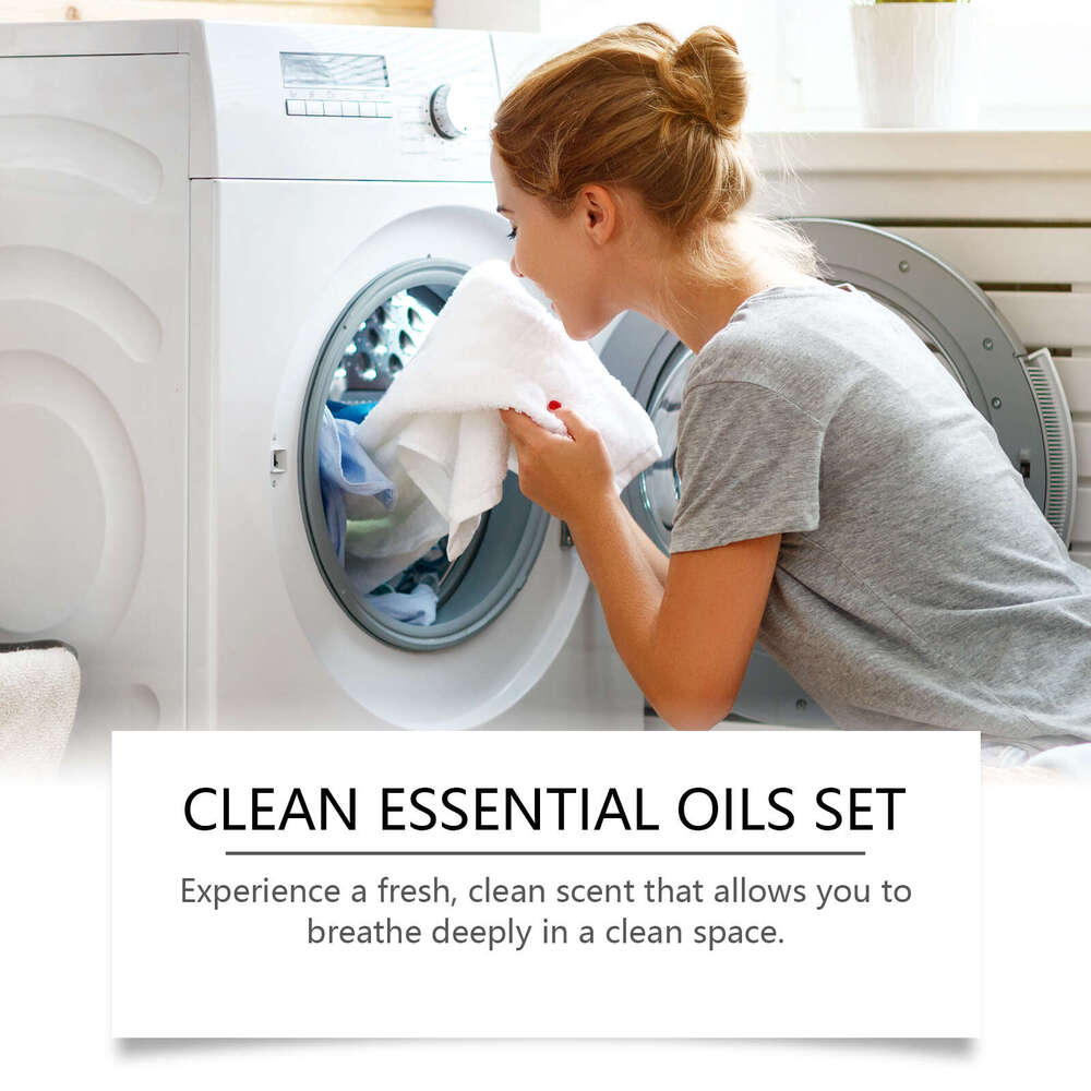 Cleaning Set Fresh Natural Humidifier Long-lasting Fragrance Essential Perfume Oil S260202