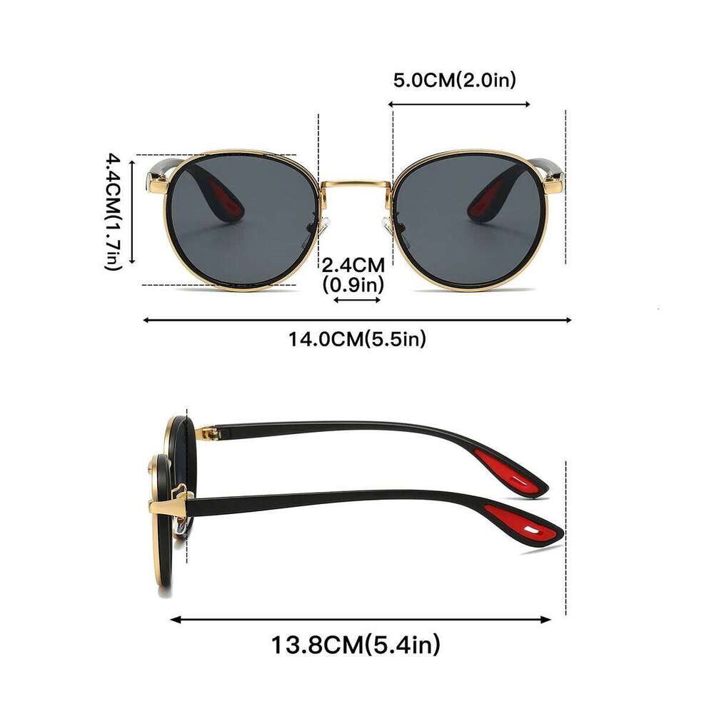 LUMIAS Vintage Round Sunglasses Men 2025 New Punk Fashion Shades Women Trendy Luxury Brand Design Casual Anti-UV Sun Glasses H260202