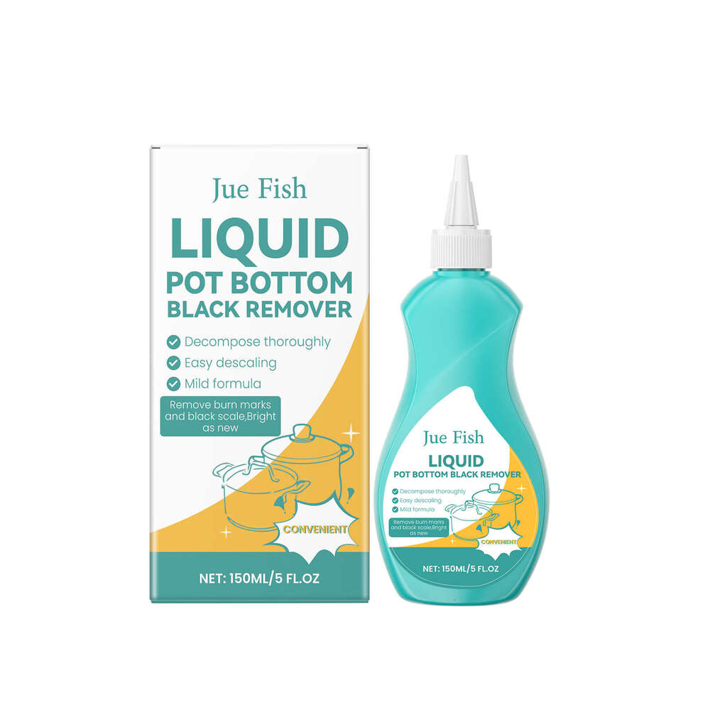 Jue-Fish Pot Bottom Grease Cleaner Degreasing Descaling Polishing Anti-Rust Cleaning Liquid S260202