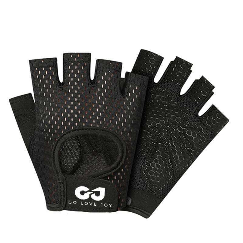 Half-Finger Sports Fitness Training Outdoor Cycling Wear-Resistant Non-Slip Silicone Palm Comfortable Breathable Gloves XJ260202