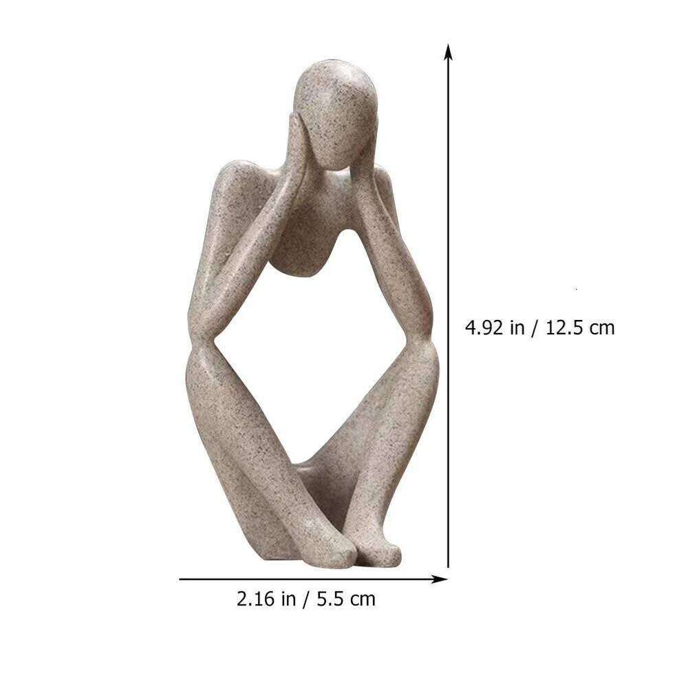 Sandstone Sculpture Abstract Art Decor for Home Office Desktop Exquisite Craftsmanship Living Room Bedroom Party Decoration Y260202