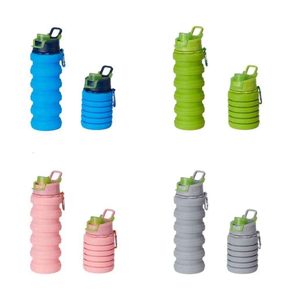 Large-capacity Collapsible Sport Retractable Portable Sports Water Bottle Creative Reuseable Foldable Drinking Cup Z260202