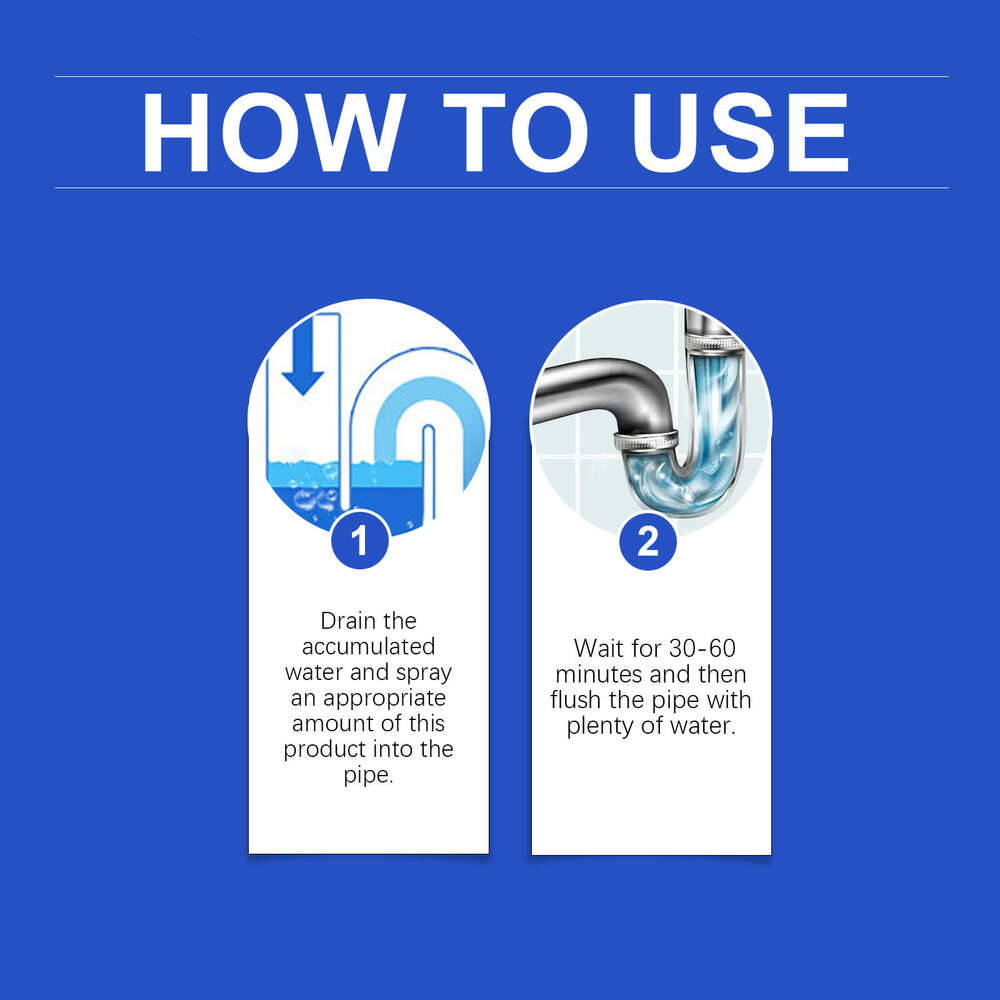 Cleaner Kitchen Toilet Sink Drain Pipe Unclogging Household Cleaning S260202