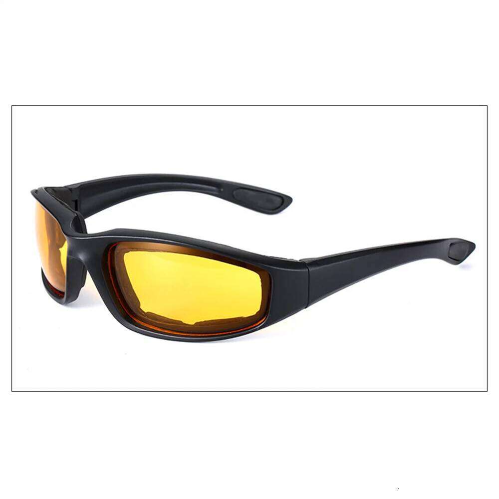 KLASSNUM Yellow Lens Sunglassese For Driving Anti-UV Motorcycle Riding Glasses Padding Goggles Outdoor Sports Women Sunglasses H260202