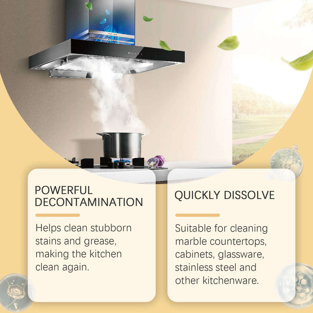 Multi-Purpose for Cleaning Kitchen Countertops Oil Stains Stove Dirt Foam Cleaner S260202