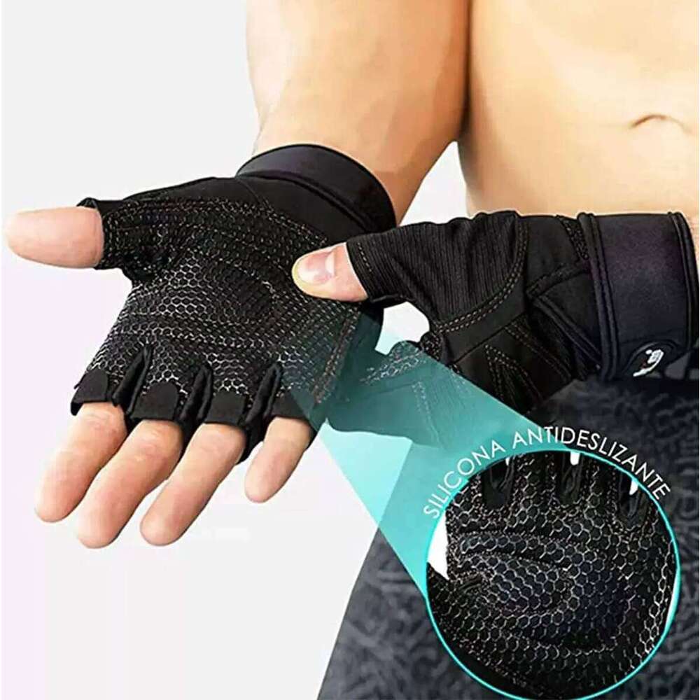 Gym Sports Anti-slip Breathable Gloves, Design Wrist Protective Gloves Men and Women for Running XJ260202