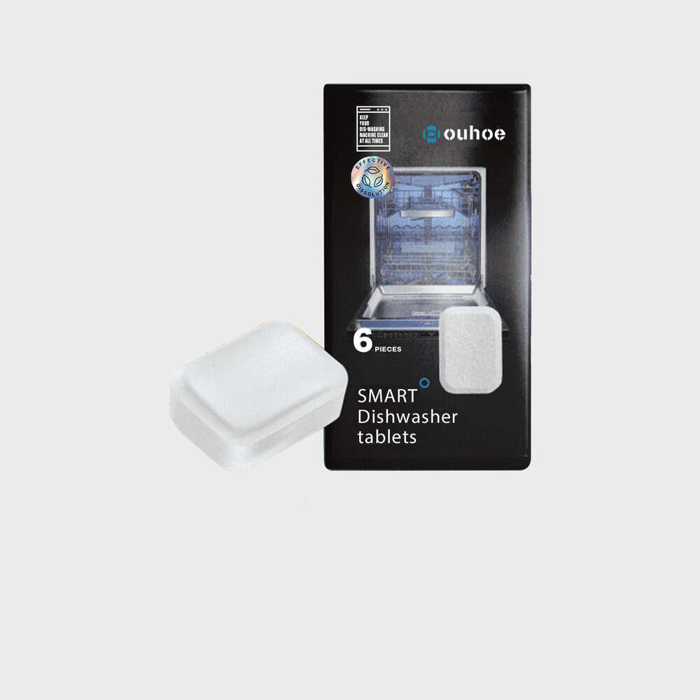 OUHOE Dirt Removal Heavy Oil Stains Odor Kitchen Household Dishwasher Cleaning Tablets S260202