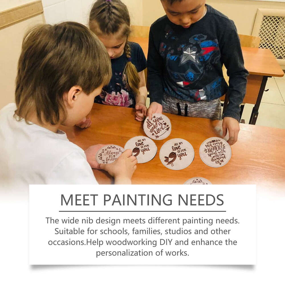 Woodworking Wood Marking Effect Art Pyrography Burning Marker Pen S260202