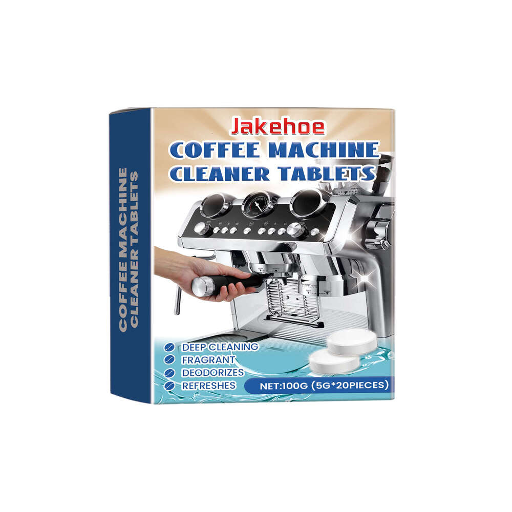 Jakehoe Coffee Machine Descaling Dirt Oil Stain Cleaning Maintenance Kitchen Equipment Hygiene Effervescent Tablets S260202