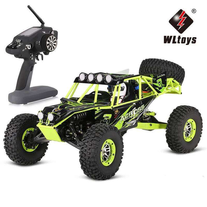 Children's Toy Hot WLtoys 10428 RC Car 45CM 2.4G 1:10 Scale Double Speed Remote Radio Control Electric Wild Track Warrior Y260131
