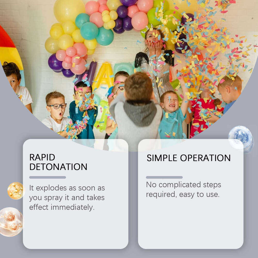 Dowmoo Agent Wedding Room No Need to Tie Safe Balloon Spray S260202