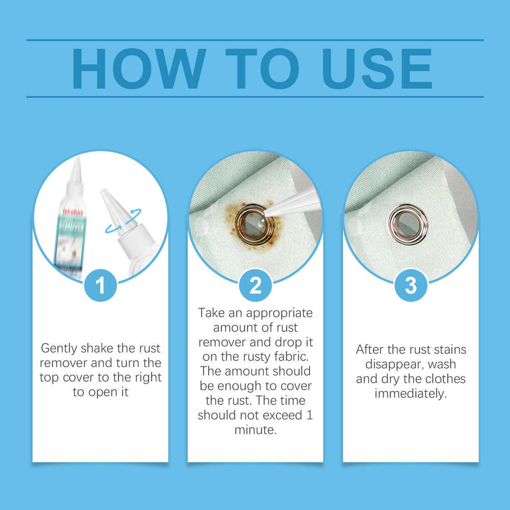 Jakehoe Fabric Remover Clothing Color Protection Gentle Cleaning Rust Stain Yellow Edge Cleaner S260202